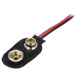 Baterijski priključak 9V 6F22 I-model; 150mm