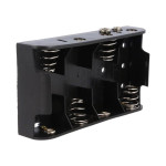 Kućište za bateriju R14x4 106x22x59mm + klipsa 9V