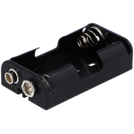 Kućište za bateriju R6x2 63x57x16mm; klipsa