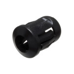Kućište LED 5mm izbočeno plastično crno