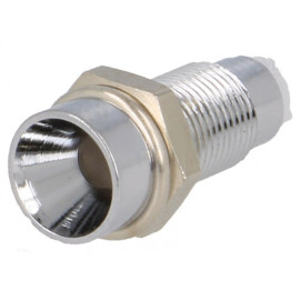 Kućište LED 3mm upušteno metalno kromirano; 15mm