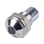 Kućište LED 3mm izbočeno metalno kromirano; 11,5mm