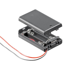 Kućište za bateriju R03x3 + poklopac