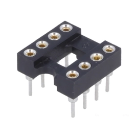 Podnožje DIL 8; 7,62mm; 1A; pozlaćeno