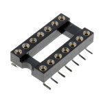 Podnožje DIL14; 7,62mm / 2,54mm; 1A; pozlaćeno SMD