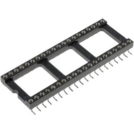 Podnožje DIL40; 15,24mm / 2,54; 1A; pozlaćeno; SMD
