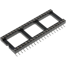 Podnožje DIL 40; 15,24mm; 1A; pozlaćeno; SMD