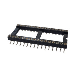 Podnožje DIL32; 15,24mm / 2,54; 1A; pozlaćeno; SMD