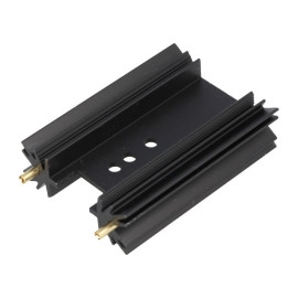 Hladnjak aluminijski stojeći 50mm; crni