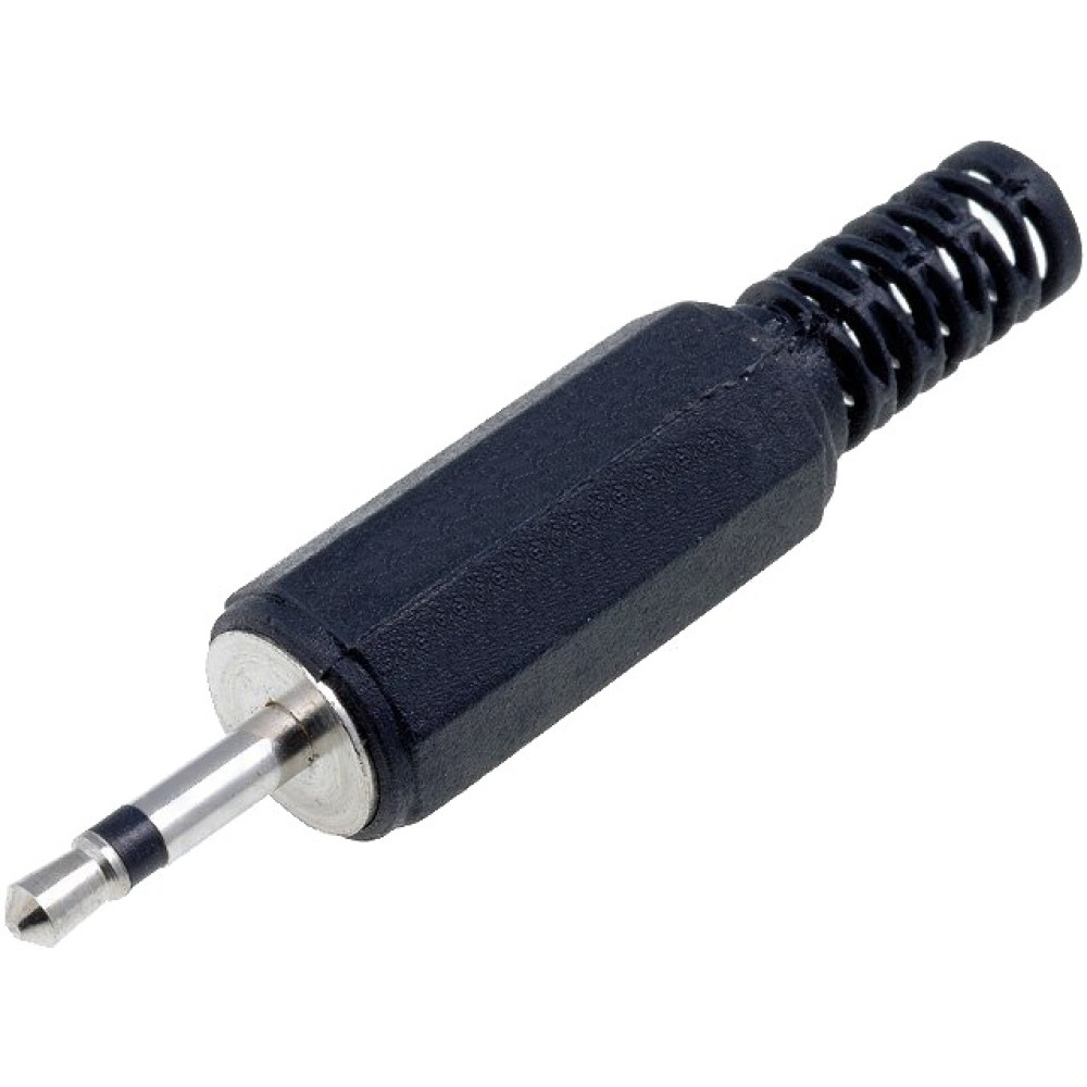 Konektor 2,5mm muški mono plastični => 290429 Konektor 2,5mm muški mono plastični => 290429