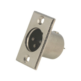 Konektor XLR 3p muški za šasiju