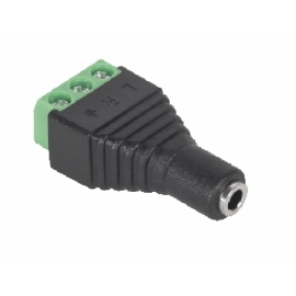 Konektor 3,5mm ženski stereo sa stezaljkom - vijak