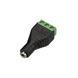 Konektor 2,5mm ženski stereo sa stezaljkom - vijak