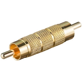 Adapter činč muški / činč muški; pozlaćen