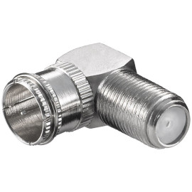 Adapter F ženski / F muški natični; kutni 90°
