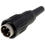 Konektor muški 4P za kabel 300V 5A C091B; Amp.