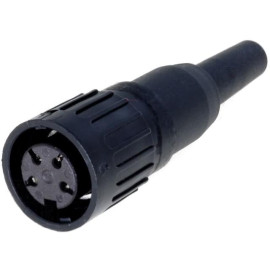 Konektor ženski 4P za kabel, 300V 5A, C091B; Amp.