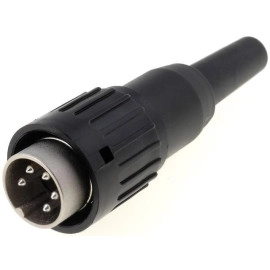 Konektor muški 5P za kabel, 100V 5A, C091B; Amp.