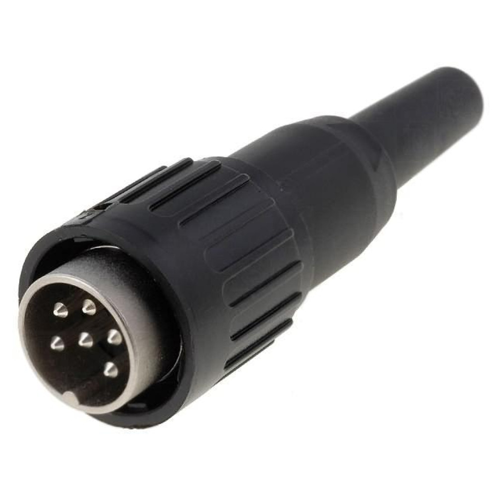 Konektor muški 6P za kabel, 100V 5A, C091B; Amp. Konektor muški 6P za kabel, 100V 5A, C091B; Amp.