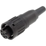 Konektor ženski 6P za kabel, 100V 5A, C091B; Amp.