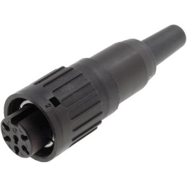 Konektor ženski 6P za kabel, 100V 5A, C091B; Amp.