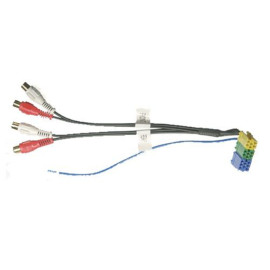 Adapter autoradio 4xčinč ženski / mini ISO- - - - 