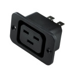Utičnica 220V 16A šasija C19; Schurter- - - - -