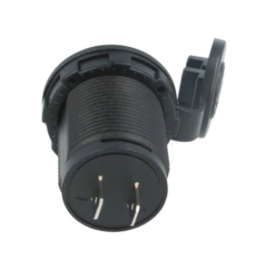 Utičnica 2xUSB za auto 12-24VDC / 2x5VDC; 2x2,1A