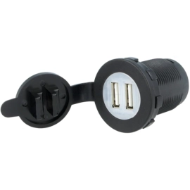 Utičnica 2xUSB za auto 12-24VDC / 2x5VDC; 2x2,1A
