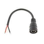 Utičnica DC 5,5x2,1mm na kabelu 0,15m