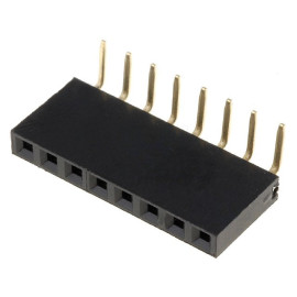 Konektor STRIP 1R 8p 2,54mm 90° muški/ženski