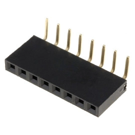 Konektor STRIP 1R 8p 2,54mm 90° muški/ženski