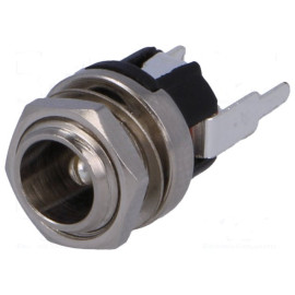 Utičnica DC 5,5x2,1mm za kućište metalna; THT - - 