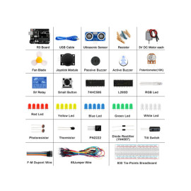 Arduino UNO R3 Basic kit za početnike + CD tutoria
