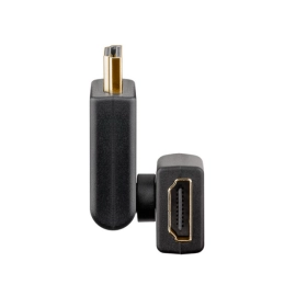 Adapter HDMI-A muški / HDMI-A ženski; kutni 360°