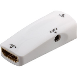 Pretvarač HDMI ženski na VGA ženski + 3,5mm kabel