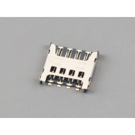 Kućište za SIM karticu SMD 8 pin; pozlaćeno