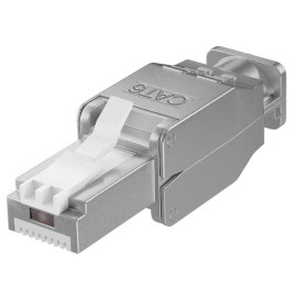 Utikač mikro 8/8 (RJ45) CAT6 bez krimpanja; oklop