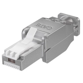 Utikač mikro 8/8 (RJ45) CAT6 bez krimpanja; oklop