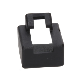 Zaštita za RJ45 konektor; crna; plastična