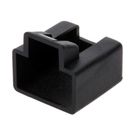 Zaštita za RJ45 konektor; crna; plastična