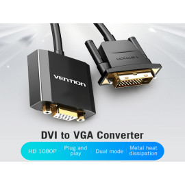 Pretvarač DVI-D (24+1) muški na VGA D-15 ženski