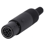 Konektor DIN ženski 8p mini za kabel