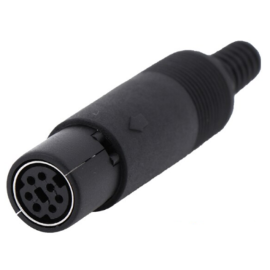 Konektor DIN ženski 8p mini za kabel
