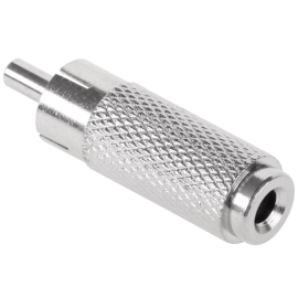 Adapter 3,5 mono ženski / činč muški; metalni