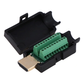 Konektor HDMI-A muški za kabel 19p na stezaljke