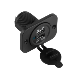Utičnica 2xUSB za auto 12-24VDC / 2x5V 2,1A