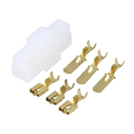 Konektor 3p muški+ženski za 2,5mm; spojnica