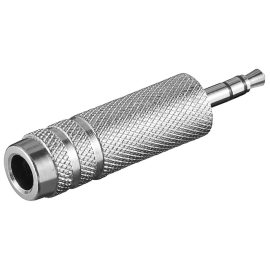 Adapter 3,5 stereo muški / 6,35 stereo ženski; met