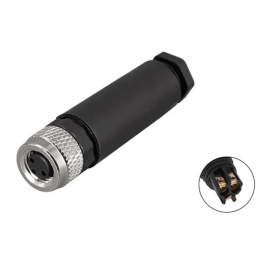 Konektor M8 3p 60V 3A IP67 ženski za kabel